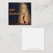 Prettig Halloween Plat Notitiekaart Notitiekaartje (Voorkant / Achterkant)