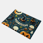 Prettig Halloween Plezier & Griezels Deurmat (Schuin)