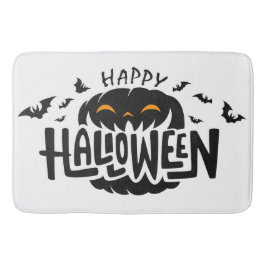 Prettig Halloween Pompoen Badmat