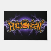 Prettig Halloween Pompoen Deurmat (Voorkant)