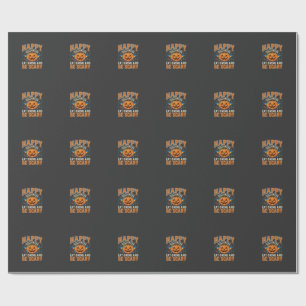 Prettig Halloween Pompoen Eten Drinken Wees Eng_1 Cadeaupapier