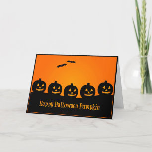 Prettig Halloween Pompoen - Halloween Kaart