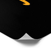 Prettig Halloween Pompoen Poster (Hoek)