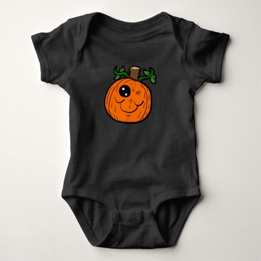 Prettig Halloween Pompoen Romper (Voorkant)