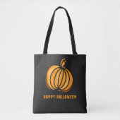 Prettig Halloween Pompoen Tote Bag (Voorkant)