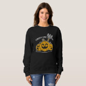 Prettig Halloween Pompoen Trui (Voorkant volledig)