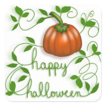 Prettig Halloween Pompoenranken