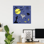 Prettig Halloween Poster (Thuiskantoor)