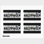 Prettig Halloween Rechthoekige Sticker (Vel)