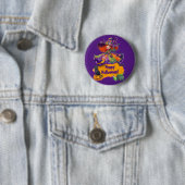 Prettig Halloween Ronde Button 5,7 Cm (In situ)