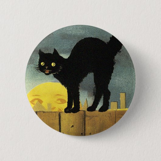 Prettig Halloween Ronde Button 5,7 Cm (Voorkant)