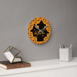 Prettig Halloween Ronde Klok