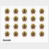 Prettig Halloween Ronde Sticker (Vel)