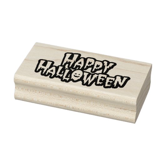 Prettig Halloween Rubberstempel (Stempel)