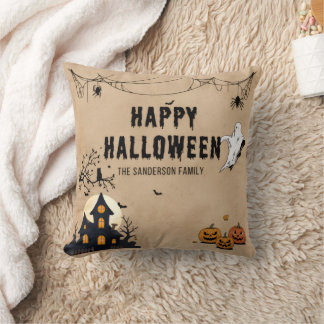 Prettig Halloween Sanderson Familie Kussen