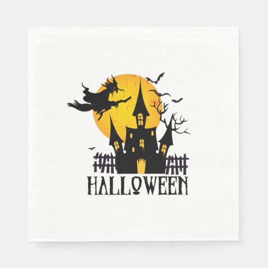 Prettig Halloween Servet (Voorkant)