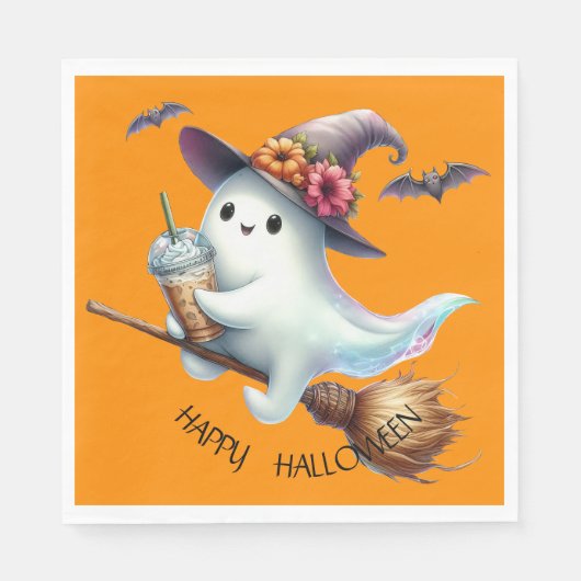 Prettig Halloween Servet (Voorkant)