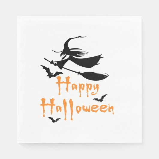 Prettig Halloween Servet (Voorkant)