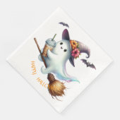 Prettig Halloween Servet (Hoek)