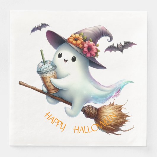 Prettig Halloween Servet (Voorkant)