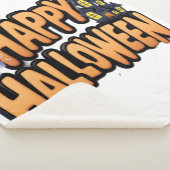 Prettig Halloween Sherpa Deken (3/4)