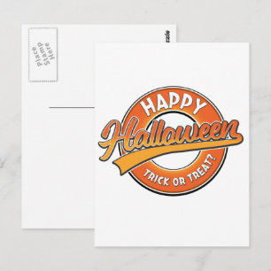 Prettig Halloween Sinterklaas of snoep? Briefkaart