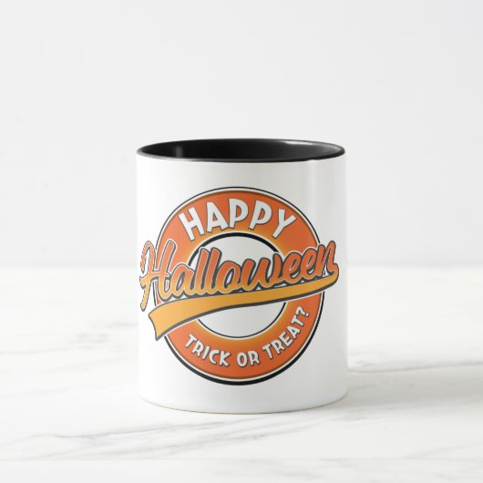 Prettig Halloween Sinterklaas of trakteren? Mok (Midden)