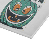 Prettig Halloween! Snij een pompoen! Snijplank (Hoek)