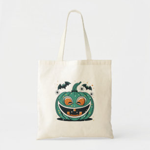 Prettig Halloween! Snij een pompoen! Tote Bag