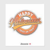 Prettig Halloween, snoep of een grap? Sticker (Vel)