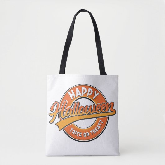 Prettig Halloween, snoep of een grap? Tote Bag (Voorkant)