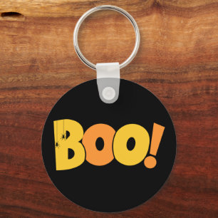 Prettig Halloween Snoep of een Leuke Streek Pompoe Sleutelhanger