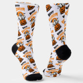 Prettig Halloween Sokken (Gebogen)