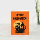 Prettig Halloween (Spaans Halloween)  Kaart (Voorkant)
