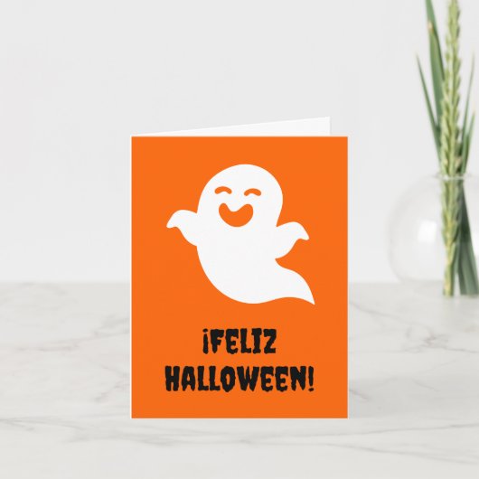 Prettig Halloween (Spaanse Halloween) Kaart (Voorkant)