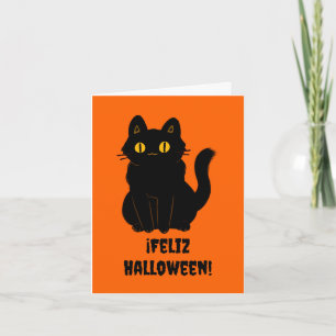 Prettig Halloween (Spaanse Halloween) Kaart
