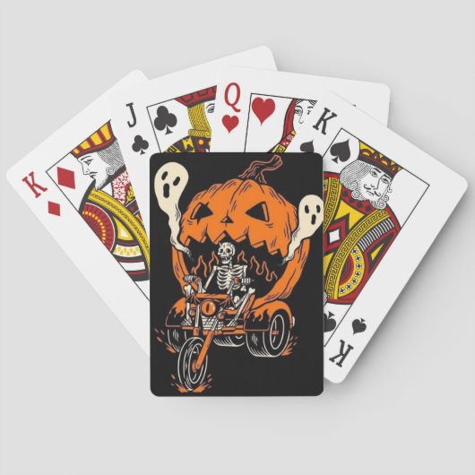 Prettig Halloween Speelkaarten (Achterkant)