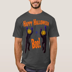 Prettig Halloween Spides Grappige Zombie Pompoen H T-shirt