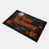 Prettig Halloween Spokenhuis Deurmat (Schuin)