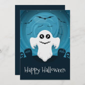 Prettig Halloween Spokenkaart Feestdagenkaart (Voorkant / Achterkant)