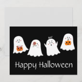 Prettig Halloween Spokenkaart Feestdagenkaart (Voorkant / Achterkant)