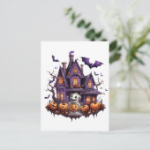 Prettig Halloween spook Briefkaart (Staand voorkant)