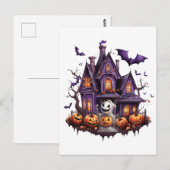Prettig Halloween spook Briefkaart (Voorkant / Achterkant)