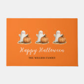 Prettig Halloween Spook Pompoen Deurmat (Voorkant)