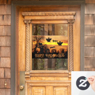 Prettig Halloween Spookachtige Geesten Raamsticker