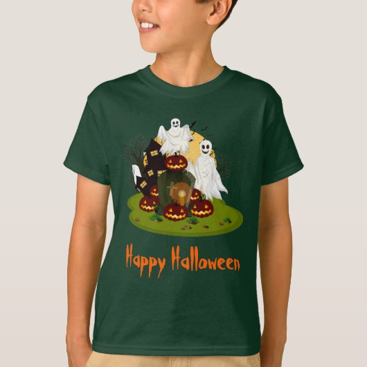Prettig Halloween Spookdecor T-shirt (Voorkant)