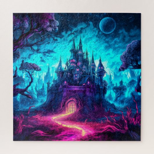Prettig Halloween | Spukhuis Legpuzzel (Verticaal)