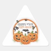 Prettig Halloween Sticker (Voorkant)
