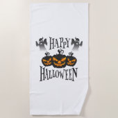 Prettig Halloween Strandlaken (Voorkant)