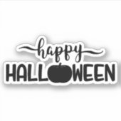 Prettig Halloween t-shirts halloween Sticker (Voorkant)